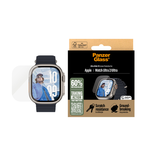 PanzerGlass 3712 slimme draagbare accessoire Schermbeschermer Transparant Polyethyleentereftalaat (PET)