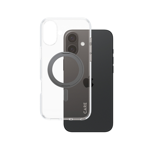 PanzerGlass CARE by PG BLK Kick/MagS iPhone16 6.7 mobiele telefoon behuizingen Hoes Transparant