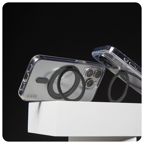 PanzerGlass CARE by PG BLK Kick/MagS iPhone16P 6.9 mobiele telefoon behuizingen Hoes Transparant