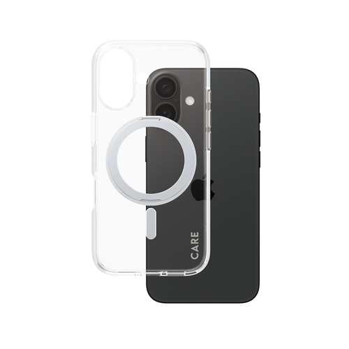 PanzerGlass CARE by PG SLV Kick/MagS iPhone16 6.1 mobiele telefoon behuizingen Hoes Transparant