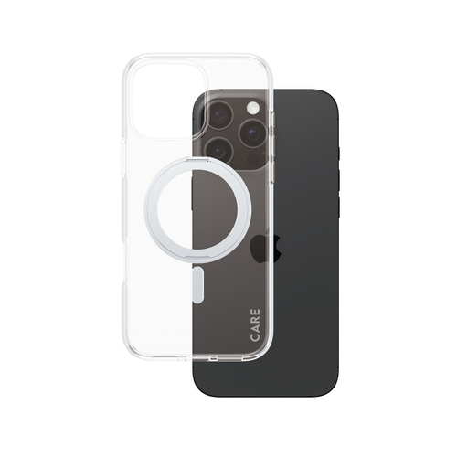 PanzerGlass CARE by PG SLV Kick/MagS iPhone16P 6.9 mobiele telefoon behuizingen Hoes Transparant