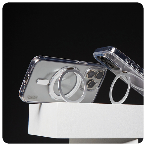 PanzerGlass CARE by PG SLV Kick/MagS iPhone16P 6.9 mobiele telefoon behuizingen Hoes Transparant