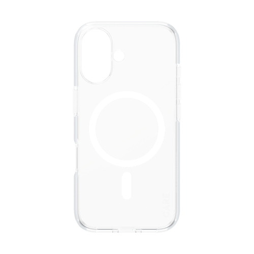 PanzerGlass CARE by PG White MagSafe iPhone16 6.1 mobiele telefoon behuizingen Hoes Transparant