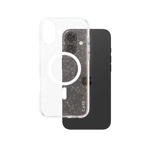 PanzerGlass CARE by PG White MagS iPhone16 6.7 mobiele telefoon behuizingen Hoes Transparant