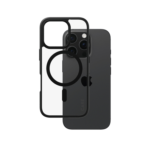 PanzerGlass CARE by PG UrbCom BLK MagS iPhone16P 6.3 mobiele telefoon behuizingen Hoes Transparant