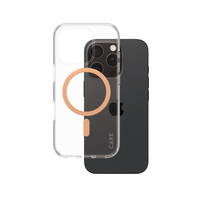 PanzerGlass CARE by PG Peachy MagS iPhone16 6.3 Pro mobiele telefoon behuizingen Hoes Transparant
