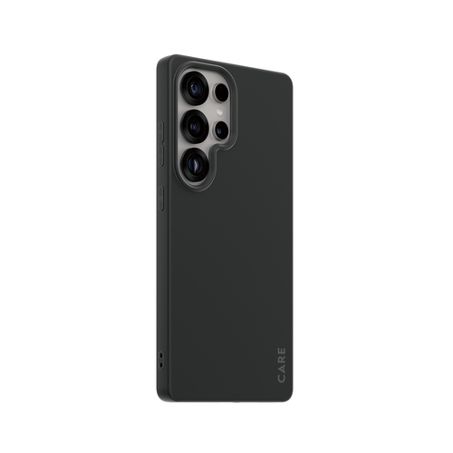 PanzerGlass CARE™ by ® Case Black w. Qi Compatible Samsung Galaxy S25 Ultra mobiele telefoon behuizingen Hoes Zwart
