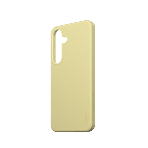 PanzerGlass CARE™ by ® Case Chardonnay w. Qi Compatible Samsung Galaxy S25+ mobiele telefoon behuizingen Hoes Geel