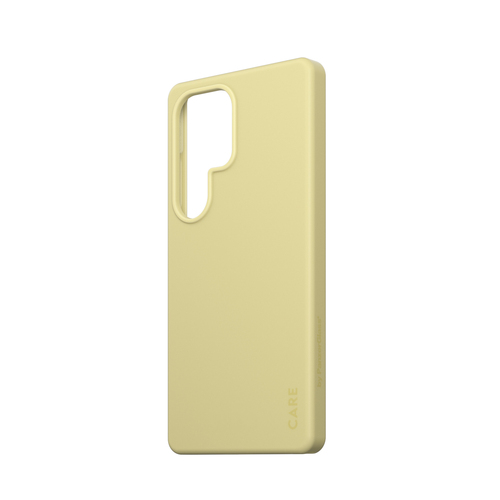 PanzerGlass CARE™ by ® Case Chardonnay w. Qi Compatible Samsung Galaxy S25 Ultra mobiele telefoon behuizingen Hoes Geel