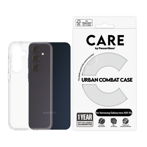 PanzerGlass CARE BY FLAGSHIP mobiele telefoon behuizingen Hoes Transparant