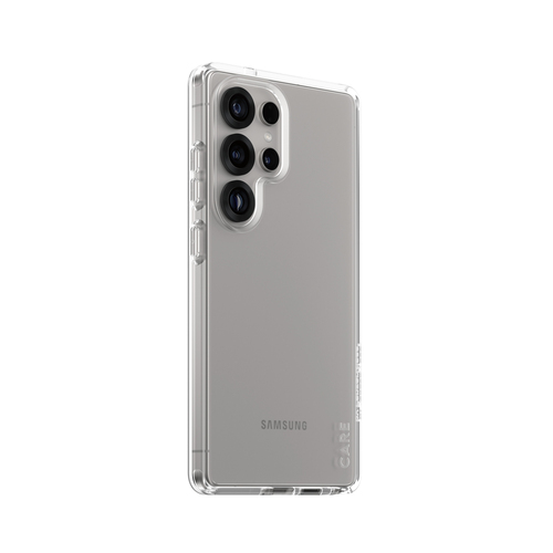 PanzerGlass CARE by ® Flagship Case Transparent Urban Combat w. Clear Frame Samsung Galaxy S25 Ultra mobiele telefoon behuizingen Hoes Transparant
