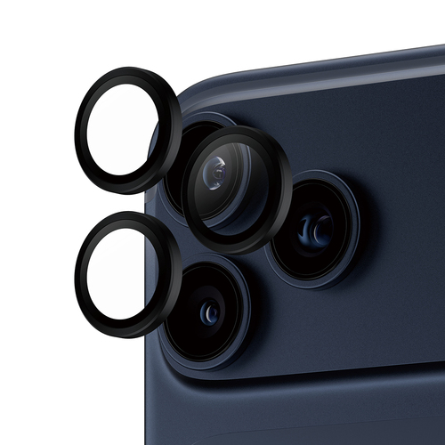 PanzerGlass ® Hoops® Camera Lens Protector Black iPhone 17 Pro | iPhone 17 Pro Max | iPhone 16 Pro | 16 Pro Max Doorzichtige schermbeschermer Apple 1 stuk(s)