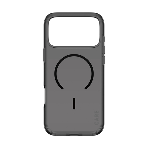 PanzerGlass CARE™ by ® Smokey Case w. Black MagSafe iPhone 18 Pro Max | 17 Pro Max mobiele telefoon behuizingen Hoes Zwart