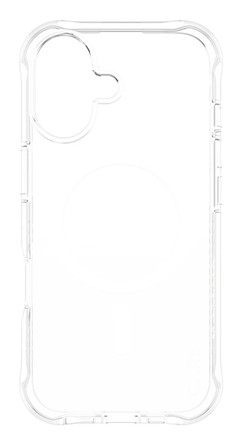 PanzerGlass CARE™ by ® Samba Case Transparent w. White MagSafe iPhone 17 mobiele telefoon behuizingen Hoes Transparant