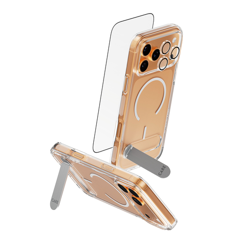 PanzerGlass ® | CARE by ® 3-in-1 Feature Kick Bundle iPhone 17 Pro Max Doorzichtige schermbeschermer Apple 1 stuk(s)