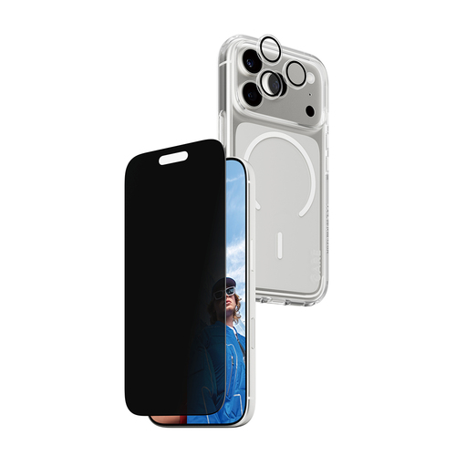 PanzerGlass ® | CARE by ® 3-in-1 Flagship Privacy Bundle iPhone 17 Pro Doorzichtige schermbeschermer Apple 1 stuk(s)