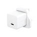 PanzerGlass empower™ by ® Turbo 30W Charger Single USB-C | UK Plug | Silver White Wit