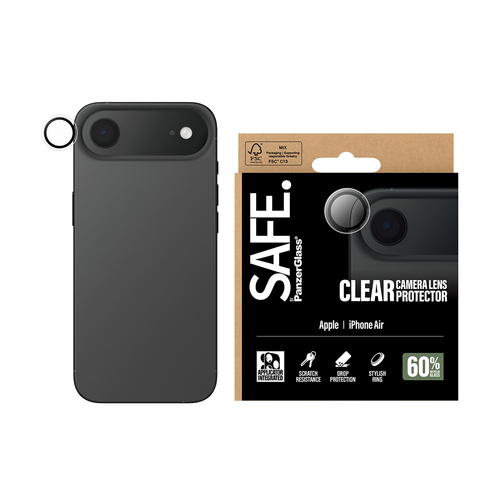 PanzerGlass SAFE. by ® Camera Lens Protector Transparent iPhone Air Doorzichtige schermbeschermer Apple 1 stuk(s)