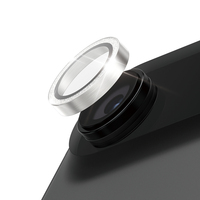 PanzerGlass ® Hoops® Camera Lens Protector Glitter Silver iPhone Air Doorzichtige schermbeschermer Apple 1 stuk(s)
