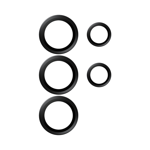PanzerGlass ® Hoops® Camera Lens Protector Black Samsung Galaxy S26 Ultra Doorzichtige schermbeschermer 1 stuk(s)
