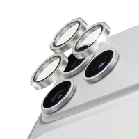 PanzerGlass ® Hoops® Camera Lens Protector Glitter Silver iPhone 18 Pro | 18 Pro Max Doorzichtige schermbeschermer 1 stuk(s)