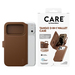PanzerGlass CARE™ by ® Tango 2-in-1 Wallet Case Brown w. MagSafe iPhone 18 Pro Max | 17 Pro Max mobiele telefoon behuizingen Hoes Bruin
