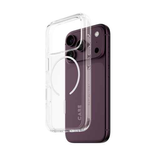 PanzerGlass CARE™ by ® Urban Explorer Case Transparent w. White MagSafe iPhone 18 Pro | 17 Pro mobiele telefoon behuizingen Hoes Transparant