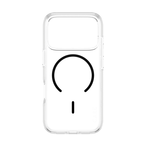 PanzerGlass CARE™ by ® Urban Explorer Case Transparent w. Black MagSafe iPhone 18 Pro | 17 Pro mobiele telefoon behuizingen Hoes Transparant
