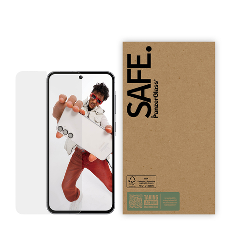 PanzerGlass SAFE. by ® Screen Protector Samsung Galaxy A57 5G | Ultra-Wide Fit | Bulk Doorzichtige schermbeschermer 50 stuk(s)