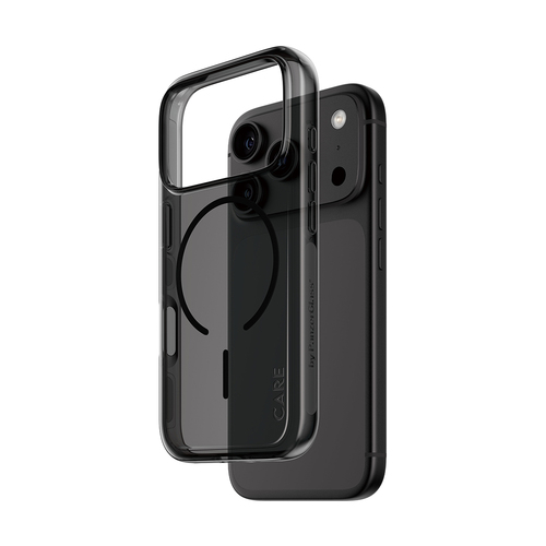 PanzerGlass CARE™ by ® Urban Explorer Case Smokey w. Black MagSafe iPhone 18 Pro | 17 Pro mobiele telefoon behuizingen Hoes Zwart