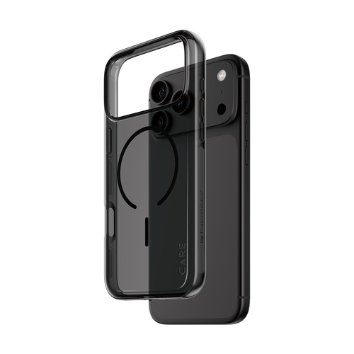 PanzerGlass CARE™ by ® Urban Explorer Case Smokey w. Black MagSafe iPhone 18 Pro Max | 17 Pro Max mobiele telefoon behuizingen Hoes Zwart