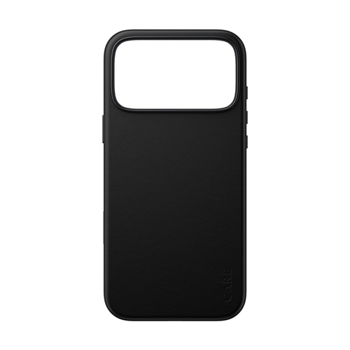 PanzerGlass CARE™ by ® Solo Vegan Leather Case Black w. MagSafe iPhone 18 Pro Max | 17 Pro Max mobiele telefoon behuizingen Hoes Zwart
