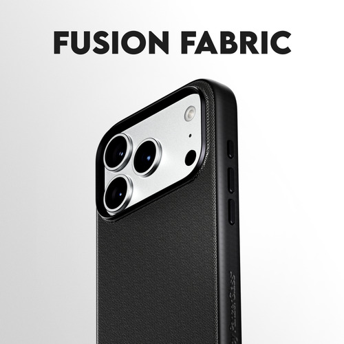 PanzerGlass CARE™ by ® Fusion Fabric Case Black w. MagSafe iPhone 18 Pro Max | 17 Pro Max mobiele telefoon behuizingen 17 cm (6.7") Hoes Zwart