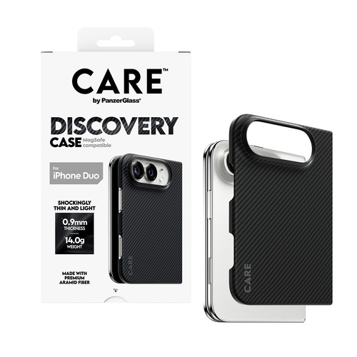 PanzerGlass CARE™ by ® Discovery Case Black & Grey w. MagSafe iPhone Duo mobiele telefoon behuizingen 19,3 cm (7.6") Hoes Zwart