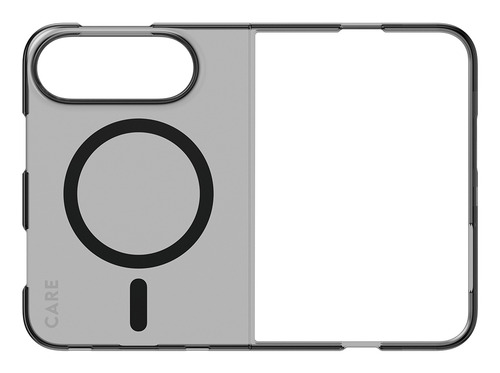 PanzerGlass CARE™ by ® SL1M Case Smokey w. Black MagSafe iPhone Duo mobiele telefoon behuizingen Hoes Zwart