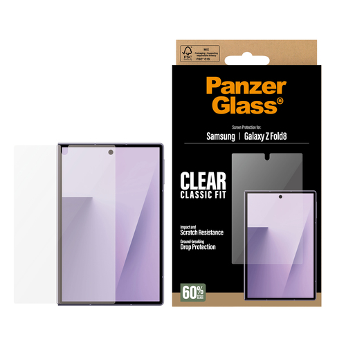 PanzerGlass ® Sub Screen Protector Samsung Galaxy Z Fold8 | Classic Fit Doorzichtige schermbeschermer 1 stuk(s)