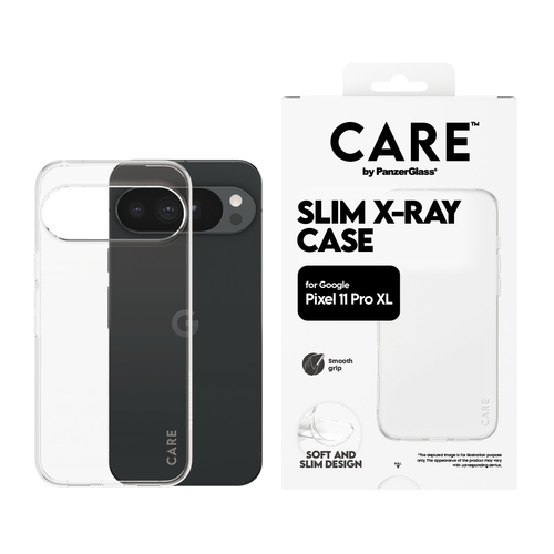 PanzerGlass CARE™ by ® X-Ray Case Google Pixel 11 Pro XL mobiele telefoon behuizingen Hoes Transparant