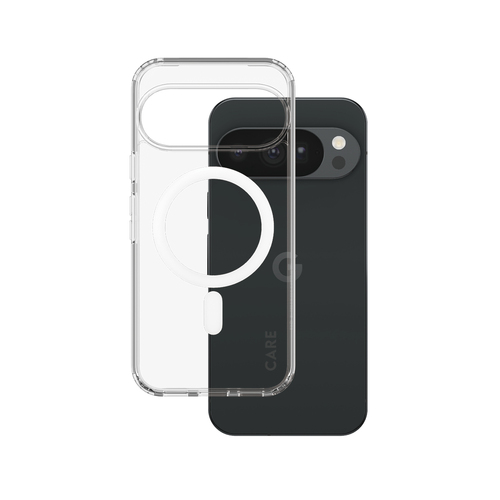 PanzerGlass CARE™ by ® Urban Combat Case Transparent w. White Qi Google Pixel 11 mobiele telefoon behuizingen Hoes Transparant