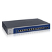 NETGEAR XS512EM Managed L2 10G Ethernet (100/1000/10000) 1U Blauw, Grijs