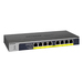 NETGEAR GS108PP Unmanaged Gigabit Ethernet (10/100/1000) Power over Ethernet (PoE) Zwart