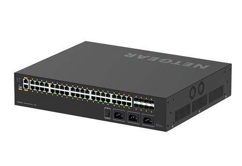 NETGEAR M4250-40G8XF-PoE++ Managed L2/L3 Gigabit Ethernet (10/100/1000) Power over Ethernet (PoE) 2U Zwart