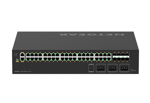 NETGEAR M4250-40G8XF-PoE++ Managed L2/L3 Gigabit Ethernet (10/100/1000) Power over Ethernet (PoE) 2U Zwart