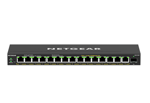 NETGEAR GS316EP-100PES netwerk-switch Managed Gigabit Ethernet (10/100/1000) Power over Ethernet (PoE) Zwart