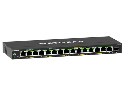NETGEAR GS316EP-100PES netwerk-switch Managed Gigabit Ethernet (10/100/1000) Power over Ethernet (PoE) Zwart