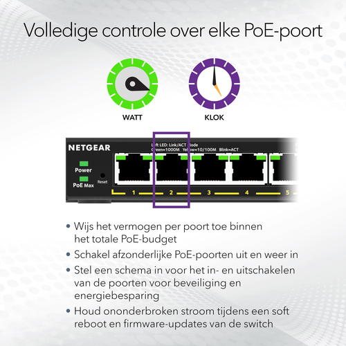 NETGEAR GS316EP-100PES netwerk-switch Managed Gigabit Ethernet (10/100/1000) Power over Ethernet (PoE) Zwart