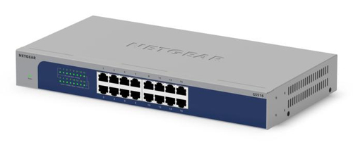 NETGEAR GS516-300EUS netwerk-switch Unmanaged Gigabit Ethernet (10/100/1000) Power over Ethernet (PoE) Grijs