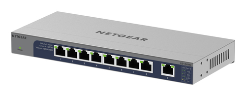 NETGEAR GS108MX-100EUS netwerk-switch Unmanaged L2 Gigabit Ethernet (10/100/1000) Bureaublad-/wandmontage