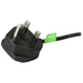 StarTech.com 1.8m UK Computer Stroomkabel, 18AWG, BS 1363 naar C13, 10A 250V, Zwart, AC Vervangkabel, Kettle Lead / UK Voedingskabel, PC Power Supply Kabel, TV/Monitor Electriciteitssnoer