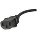 StarTech.com 1.8m UK Computer Stroomkabel, 18AWG, BS 1363 naar C13, 10A 250V, Zwart, AC Vervangkabel, Kettle Lead / UK Voedingskabel, PC Power Supply Kabel, TV/Monitor Electriciteitssnoer