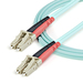 StarTech.com 1m LC/UPC naar LC/UPC OM3 Multimode Glasvezel Netwerkkabel, Full Duplex 50/125µm Zipcord Fiber, 100G Netwerken, LOMMF/VCSEL, <0.3dB Low Insertion Loss, LSZH Fiber Optic Patch Kabel